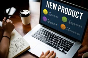 Ilustrasi riset produk untuk pemasaran online